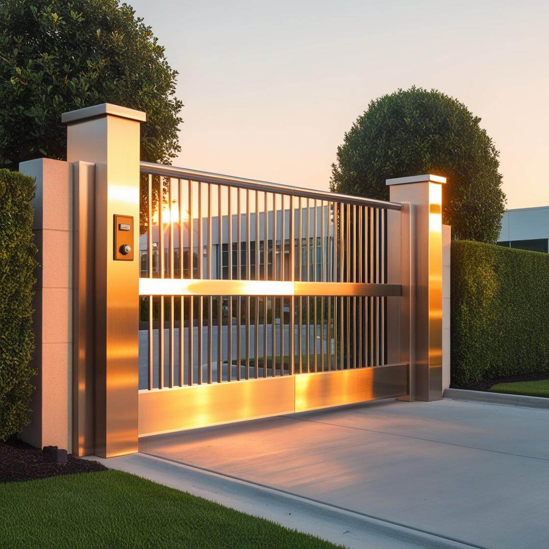 Central Coast Electric Sliding Gates for Driveways by Auto Gate Guys